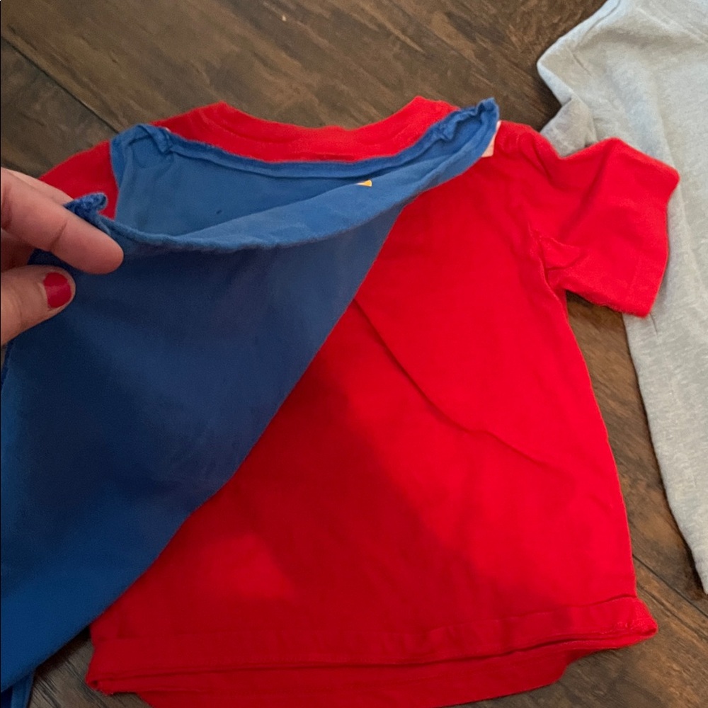 Disney Mickey Mouse T-Shirt Set - Red and Gray - Picture 5 of 7